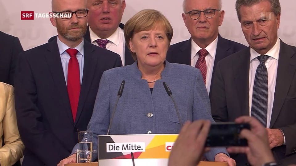 Merkel bleibt Kanzlerin - SPD will in Opposition gehen