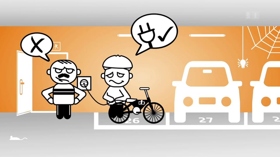 «Darf man das?»: E-Bike in Gemeinschaftsgarage aufladen