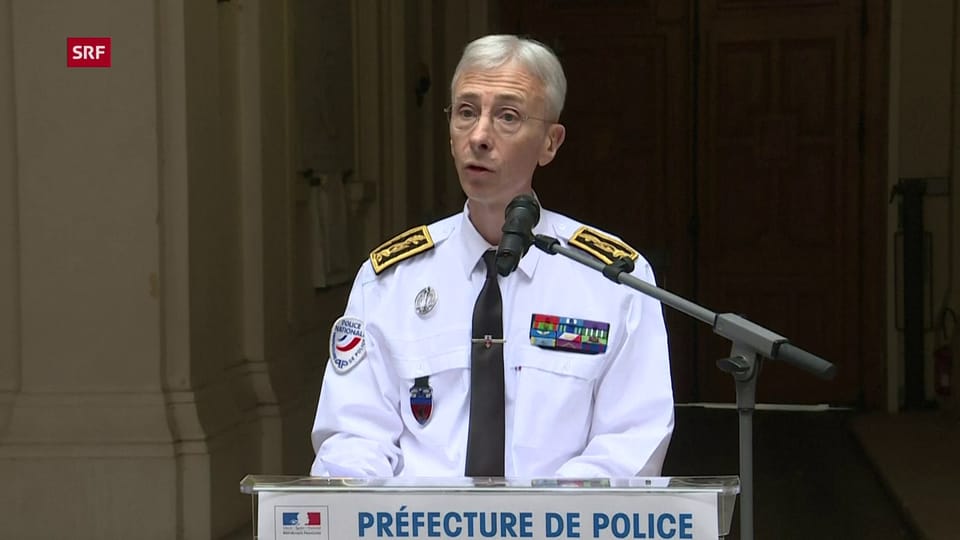 Der Polizeipräfekt von Paris ist bestürzt über die Tat (franz.)