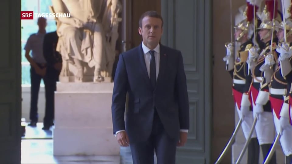 Macron im Umfragetief