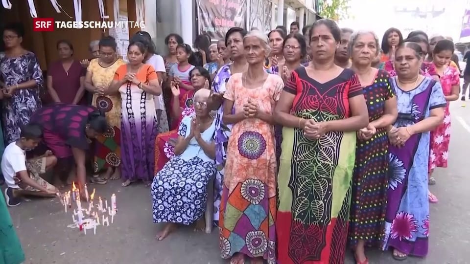 Tiefe Trauer nach Anschlägen in Sri Lanka