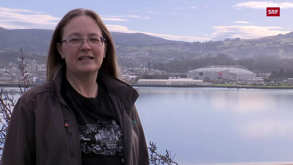 Archiv: Auswanderin Esther Gilbert stellt den WM-Austragungsort Dunedin vor