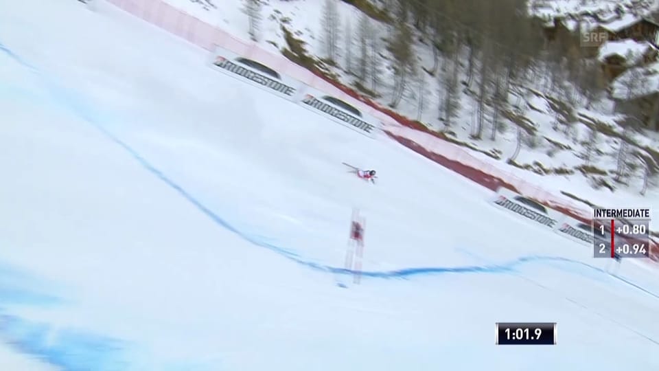 Pleisch verletzt sich in Val d'Isère («sportlive», 14.12.2013)