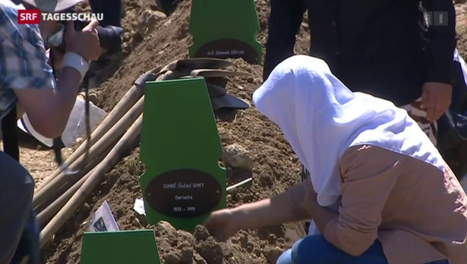 Gedenkfeiern in Srebrenica