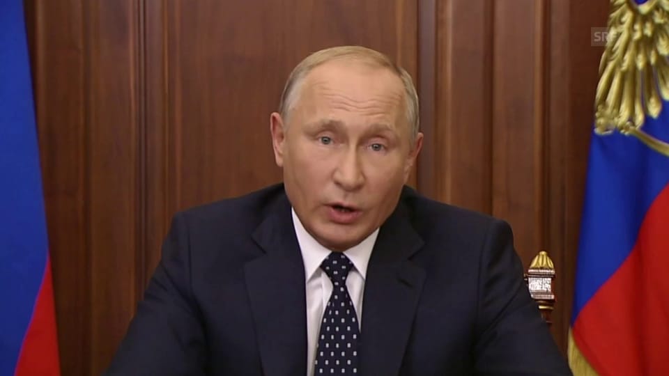 Putin: «Jetzt können wir es nicht länger vor uns herschieben.»