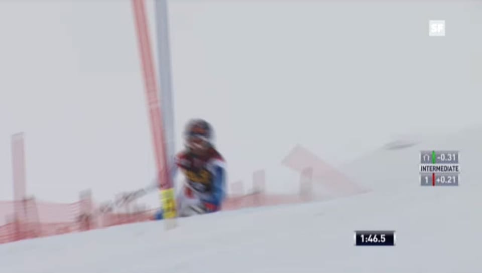 Super-Kombi Frauen: Slalomlauf und Interview Dominque Gisin («sportlive»)