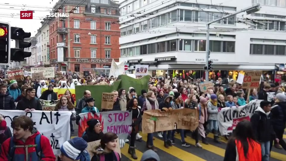 Schüler demonstrieren wieder für den Klimaschutz 