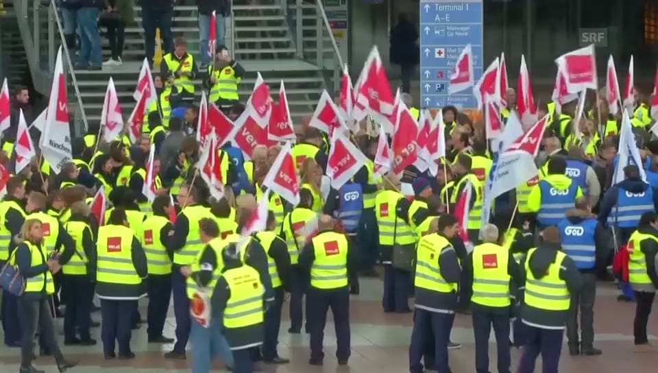 Streik an Deutschlands Flughäfen