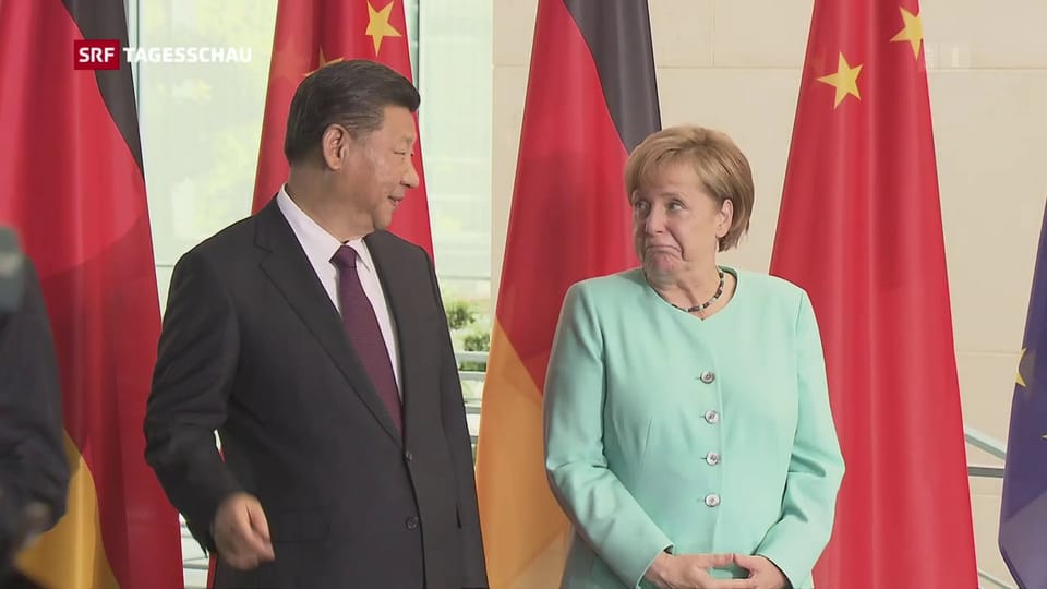 Xi Jinping zu Besuch in Berlin