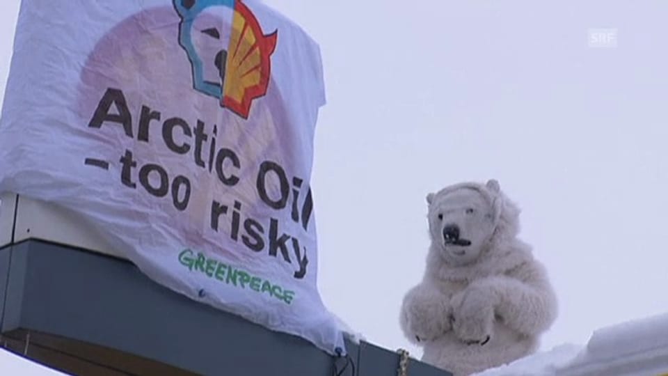 Greenpeace protestiert gegen WEF (unkommentiert)