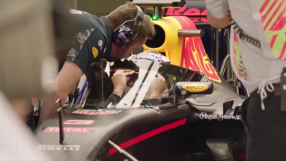 Ricciardo testet den Aeroscreen