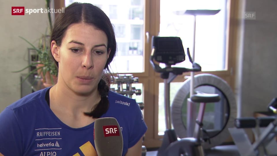 Dominique Gisin über ihre Verletzung («sportaktuell»)