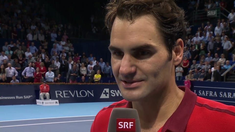 Roger Federer über seinen Finalgegner David Goffin