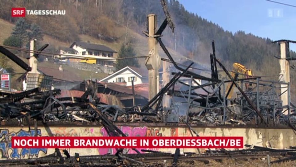 Feuer in Oberdiessbach (BE)