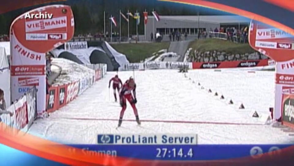  Simmen wird bei der letzten Biathlon-WM in Antholz im Sprint 10.