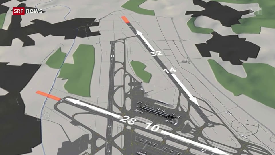 Flughafen Zürich: Deutsche Gemeinden kritisieren Pistenverlängerung Flughafen Zürich: Deutsche Gemeinden kritisieren Pistenverlängerung