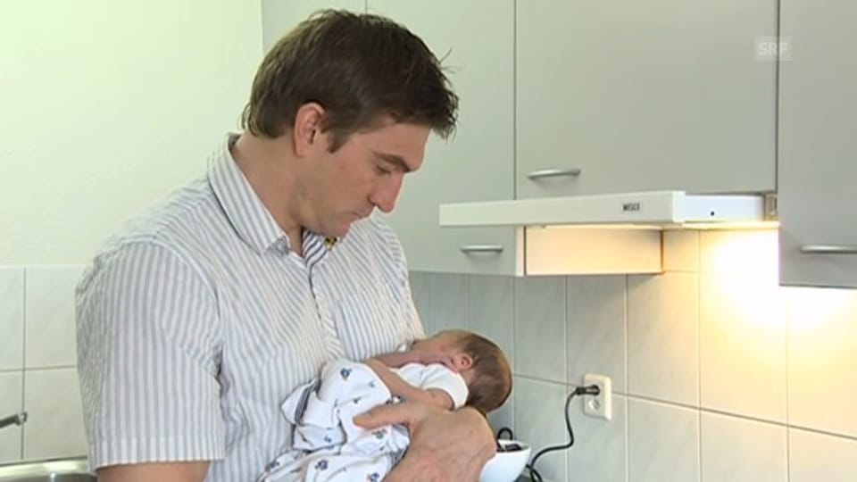Tobias Grünenfelder über sein neues Leben als Vater