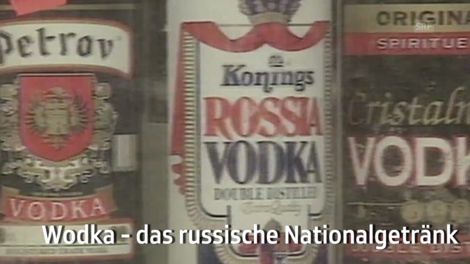 Wodka, das russische Nationalgetränk