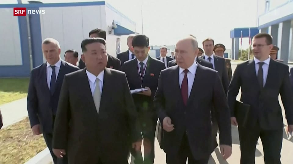 Archiv: Nordkorea und Russland: Wladimir Putin empfängt Kim Jong Un