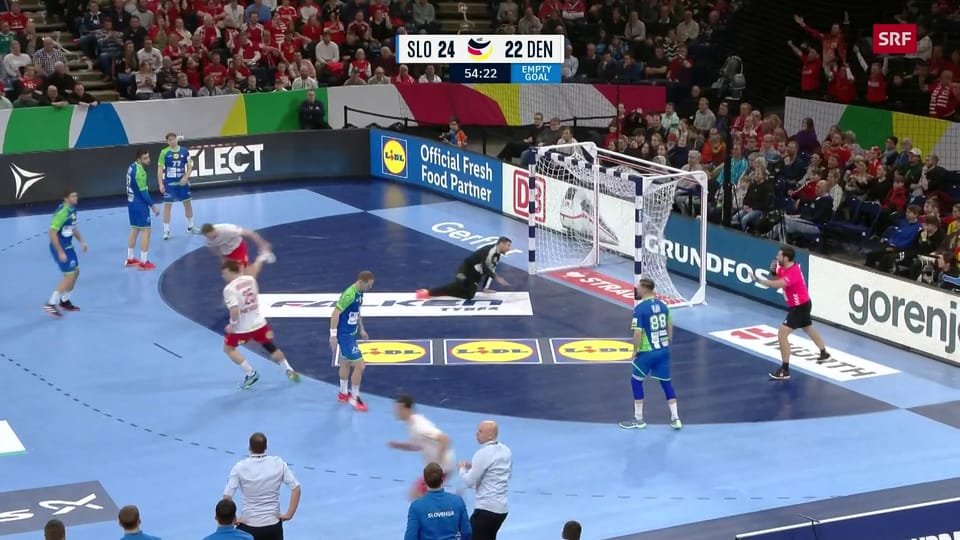 Slowenien - Dänemark: Die Match-Highlights