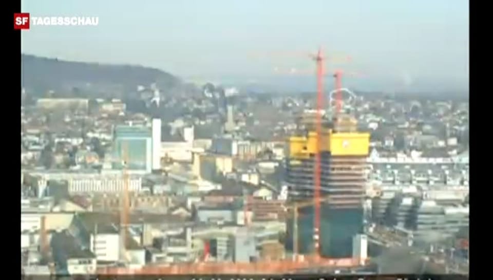 Der Bau des Prime Tower im Zeitraffer (unkommentiert, Quelle: primetower.ch)