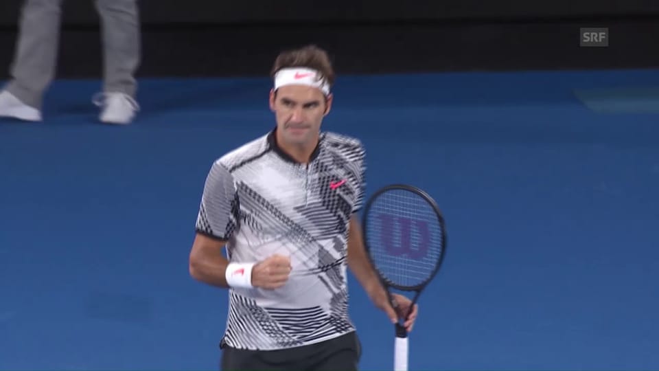 Federer - Berdych: Die Live-Highlights