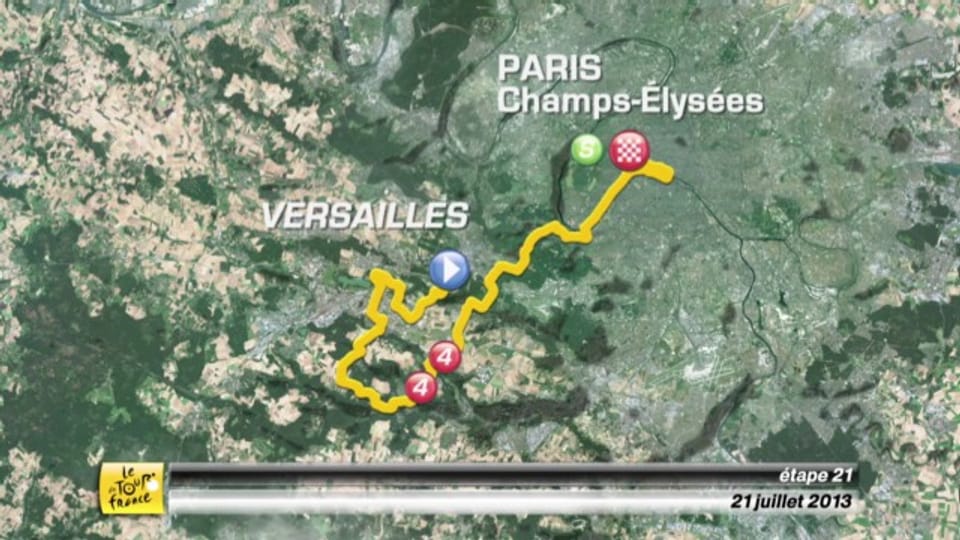 Tour de France: Die 21. Etappe nach Paris