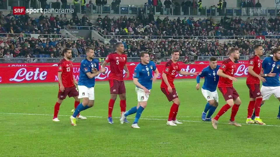Die Schweiz und Italien im Fernduell ums WM-Ticket