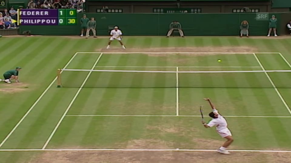 Tennis: Wimbledon 2003, Final, Federer - Philippoussis