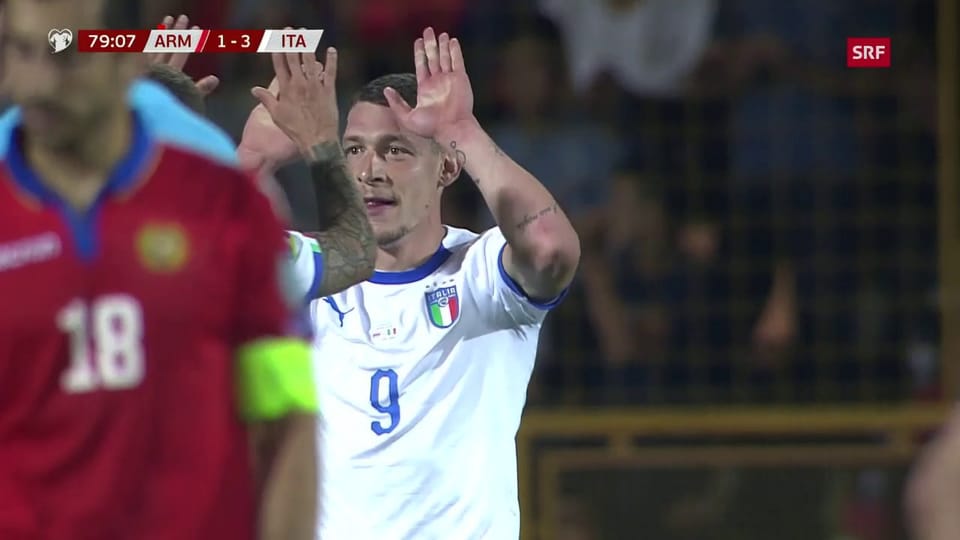 Italien dreht gegen Armenien ein 0:1