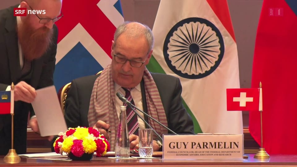 Schweiz unterzeichnet Freihandelsabkommen mit Indien