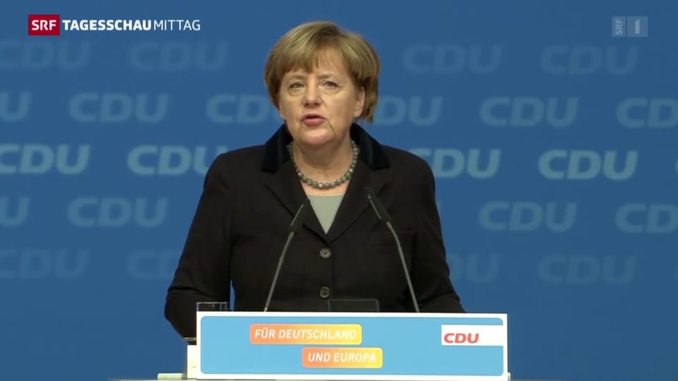 Merkel tritt vor ihre Partei