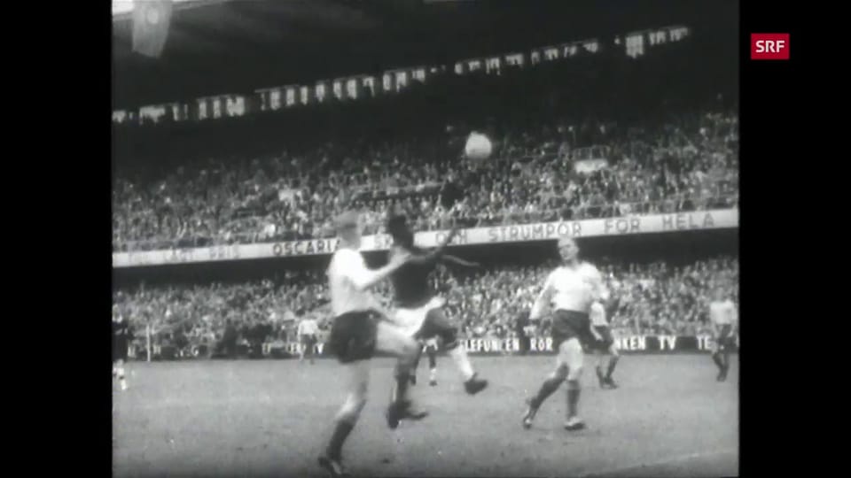 Pelé führt Brasilien zum WM-Titel 1958