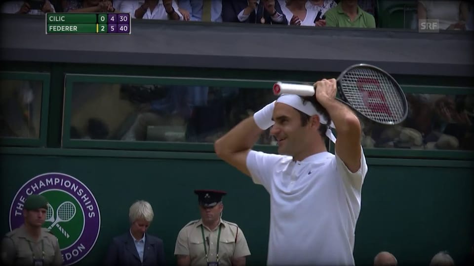 Als Federer zum Rekordsieger in Wimbledon wurde