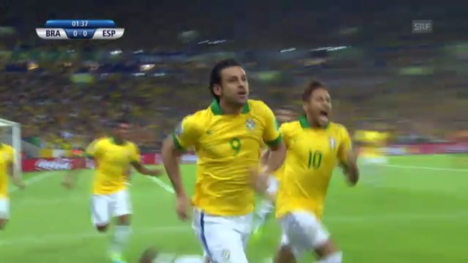 Highlights Confed-Final Brasilien - Spanien