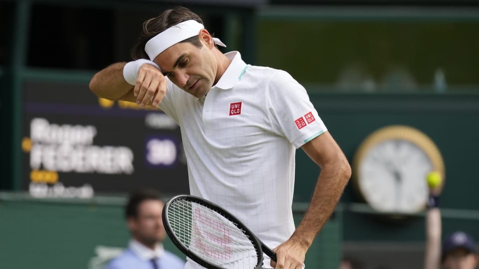 Federer lässt sich bei seiner Rückkehr auf den Court Zeit