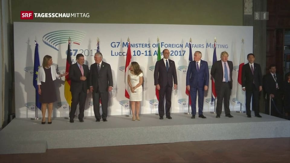 G7-Gipfel will Übergangsregierung in Syrien