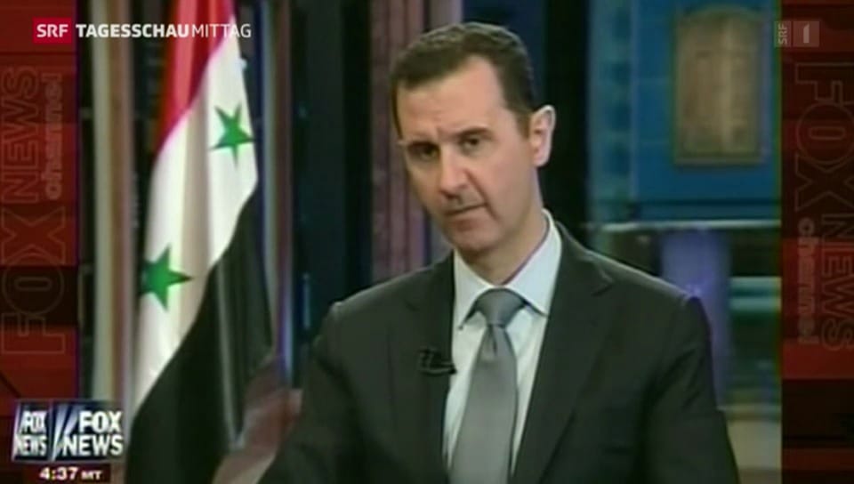 Assad äussert sich zu Chemiewaffen-Plan.