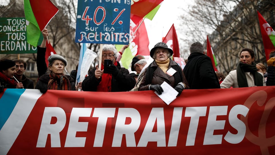 Mehrheit möchte Rentenreform – doch sie traut sie Macrons Regierung nicht zu
