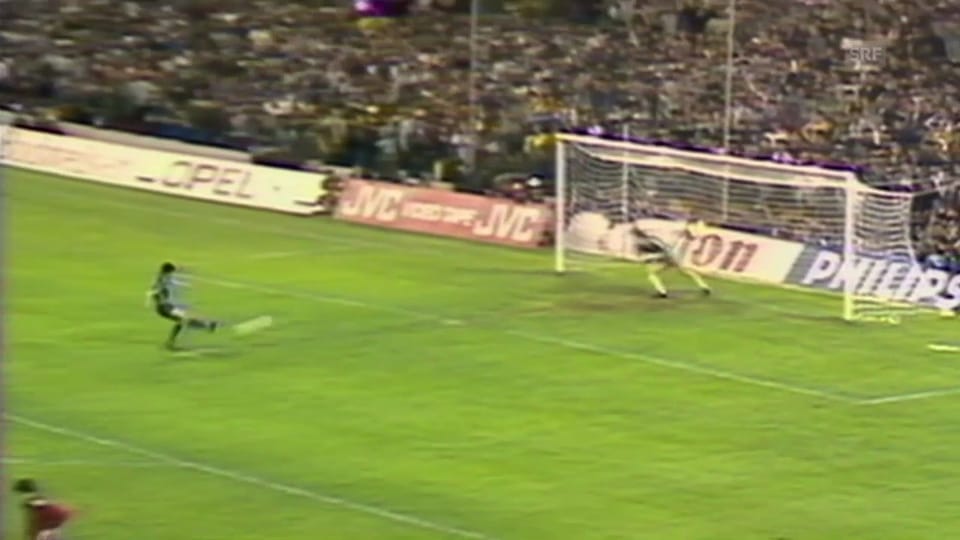 Steaua im Final gegen Barcelona 1986