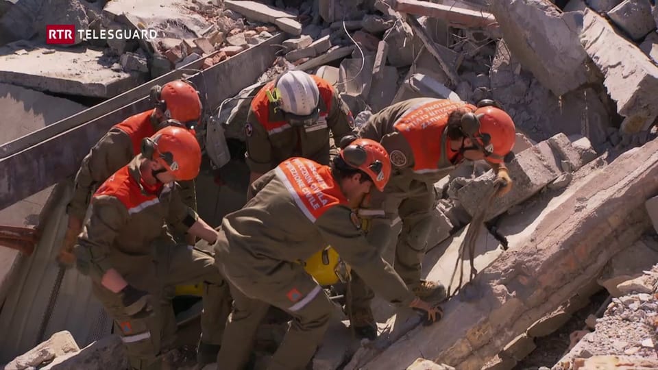 A Landquart è vegnì exercità per il cas da catastrofa