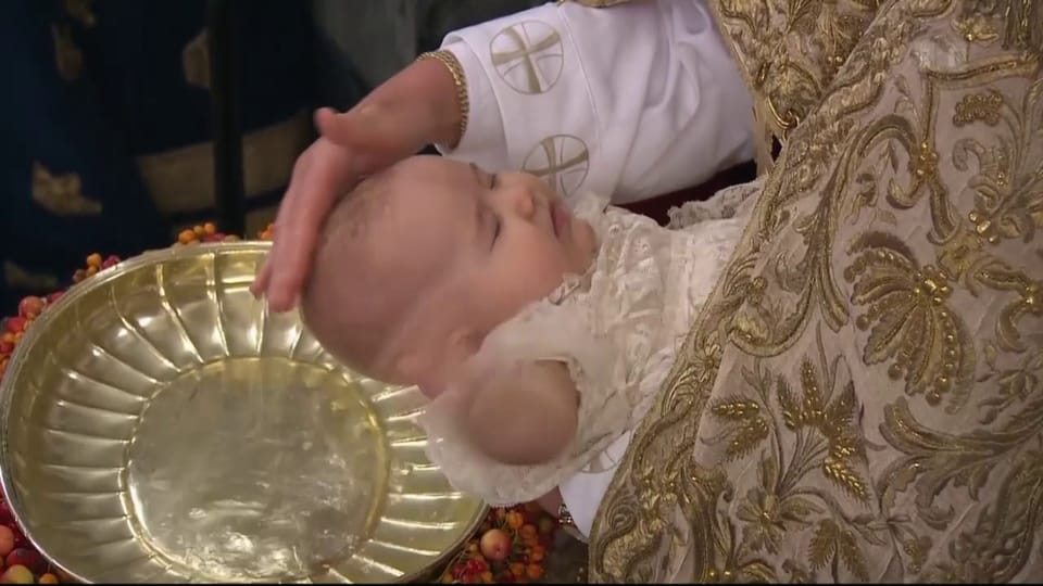 Der kleinste Royal ganz gross: Taufe von Prinz Alexander