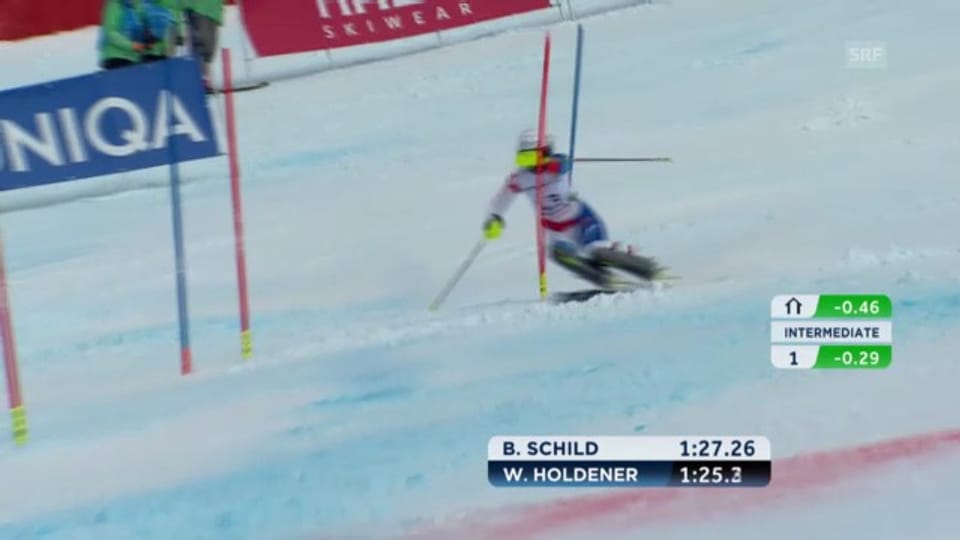 WM-Slalom: 2. Lauf Holdener