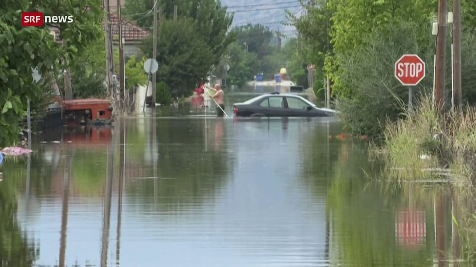 Griechenland kämpft gegen Überschwemmungen