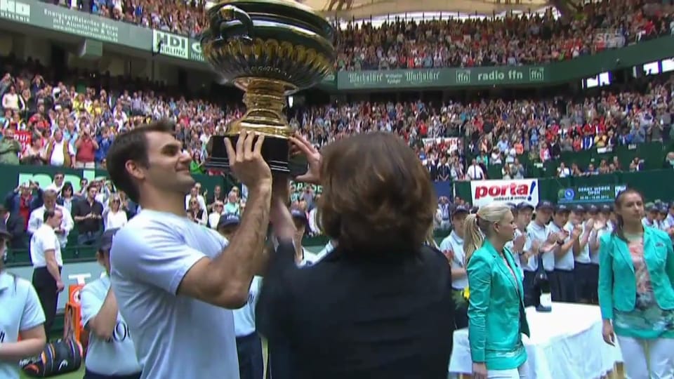 Federer in Halle und Wimbledon