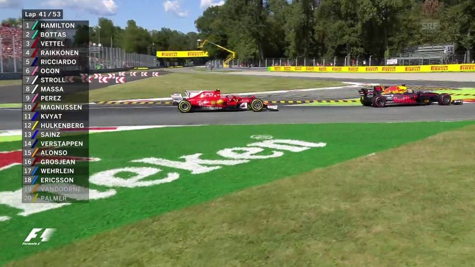 Ricciardo schnappt sich Räikkönen