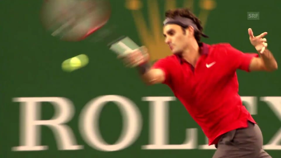 Highlight-Clip: Roger Federers jüngster Sieg über Novak Djokovic