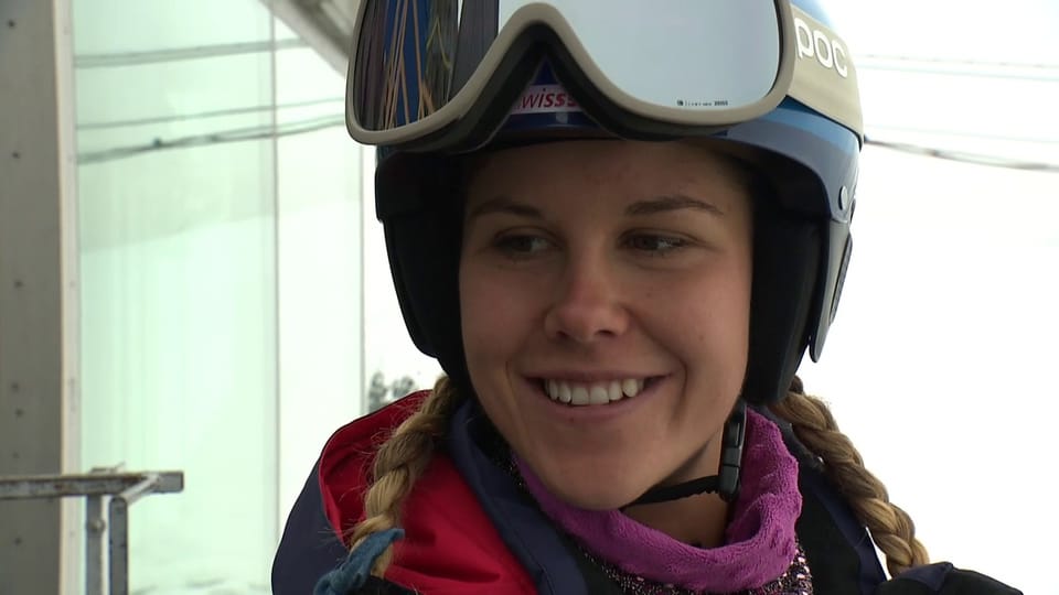 Aline Danioth zurück auf den Ski