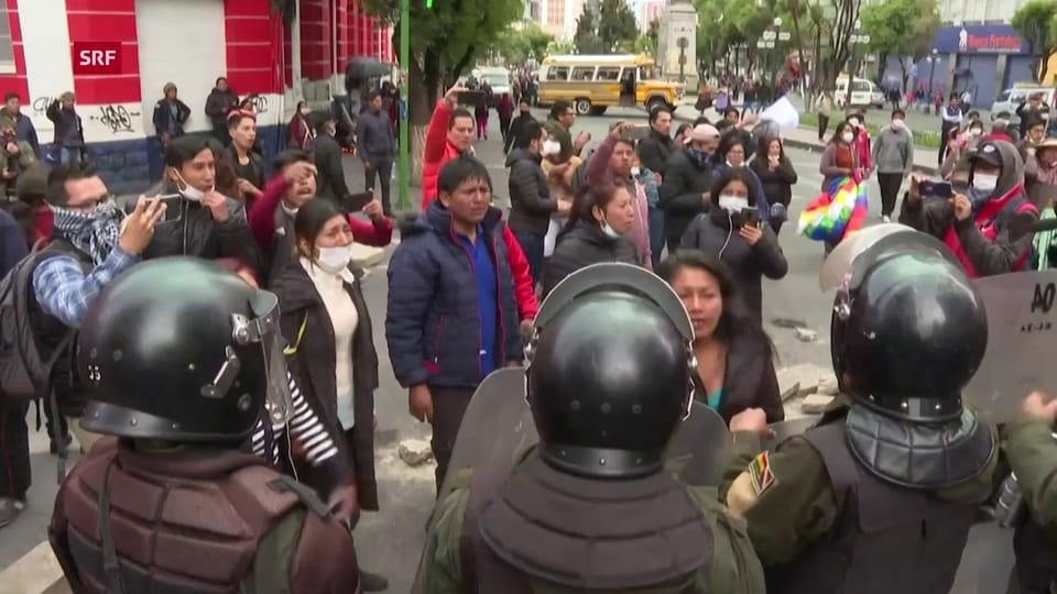 Demonstrationen und Ausschreitungen in La Paz (unkomm.)