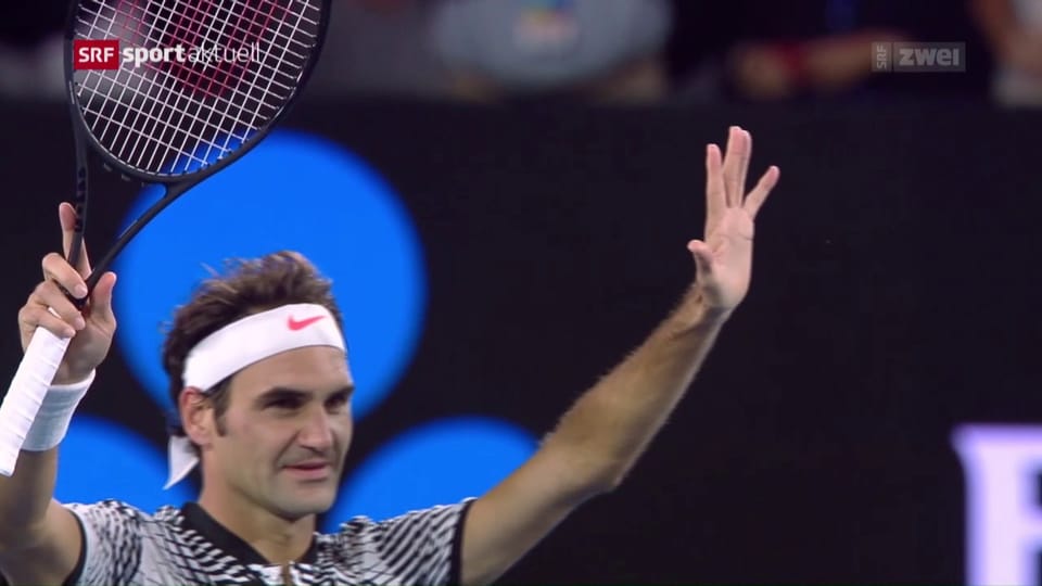 Z wie Zverev: Federer schlägt im Viertelfinal Mischa locker